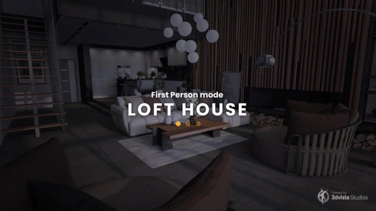 3D MODO PRIMERA PERSONA – LOFT HOUSE